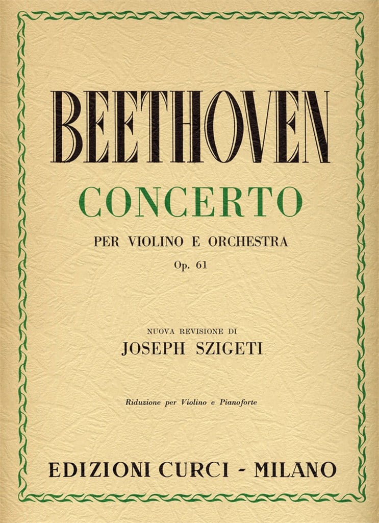 Concerto In Re Op. 61